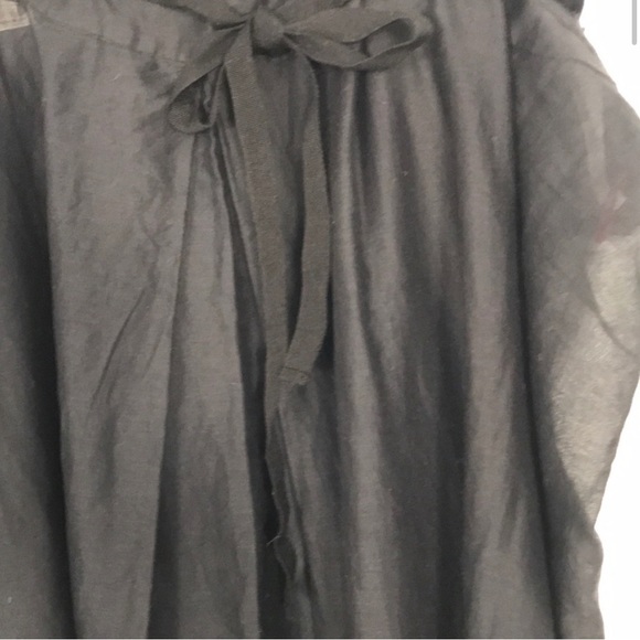 PRADA Semi-Sheer Cotton Wrap Skirt. Beautiful! Size L. Prada is on 🔥 - Picture 2 of 7